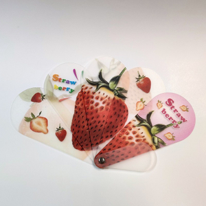 客製化水滴扇子FAN8-TP草莓